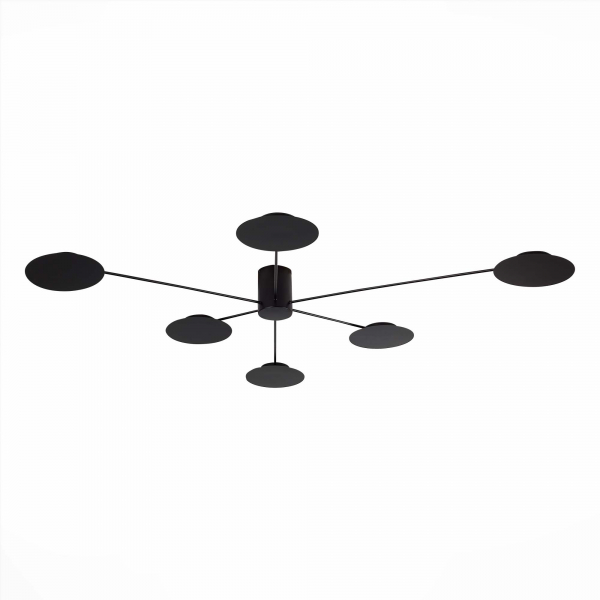 SL6006.402.06 Светильник потолочный ST-Luce Черный/Черный LED 6*5W 3000K TONDO, изображение 2