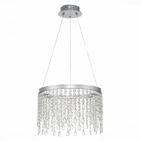 SL6201.103.24 Люстра подвесная ST-Luce Серебристый/Прозрачный LED 1*24W 3000K/4000K/6000K VEGA, изображение 2
