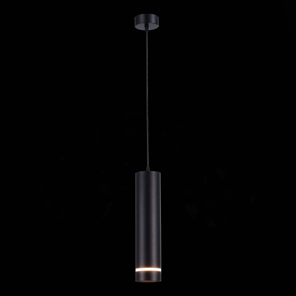 ST115.433.12 Светильник подвесной Черный LED 1*12W 3000K 936Lm Ra&gt;90 120° IP20 D80xH300 165-265V Подвесные светильники, изображение 4