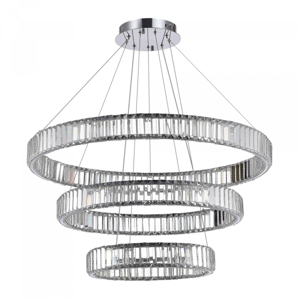 SL1622.103.03 Люстра подвесная ST-Luce Хром/Прозрачный LED 1*122W 4000K TIVOLI, изображение 2