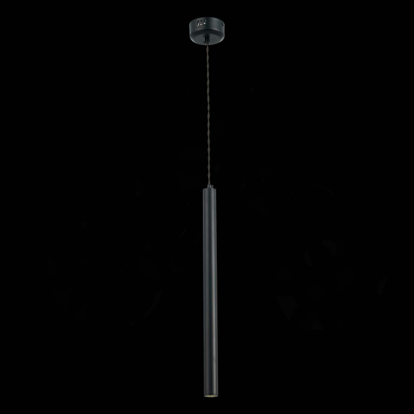 ST153.443.03 Светильник подвесной Черный LED 1*3W 4000K 255Lm Ra  IP20 D30xH1 500 180-240V Подвесные светильники, изображение 3