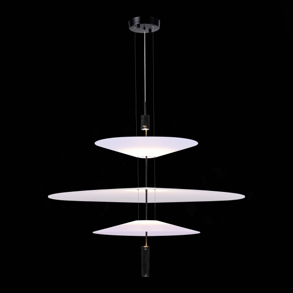 SL6101.423.01 Люстра подвесная ST-Luce Черный/Белый LED 1*15W 3000K ISOLA, изображение 5