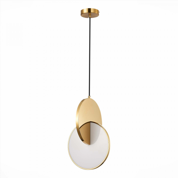 SL6107.203.01 Светильник подвесной ST-Luce Золотистый/Белый Золотистый LED 1*14W 3000K Eclisse, изображение 2