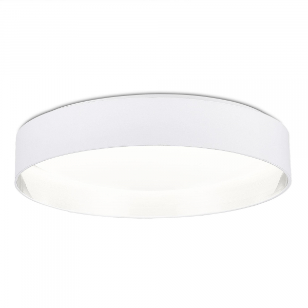 SLE300552-01 Светильник потолочный Белый/Белый, Серебристый LED 1*50W 3000K/4000K/5000K BRESCIA
