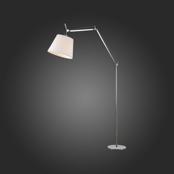 SL464.105.01 Торшер ST-Luce Хром/Белый E27 1*40W (из 2-х коробок) REDUZION, изображение 3