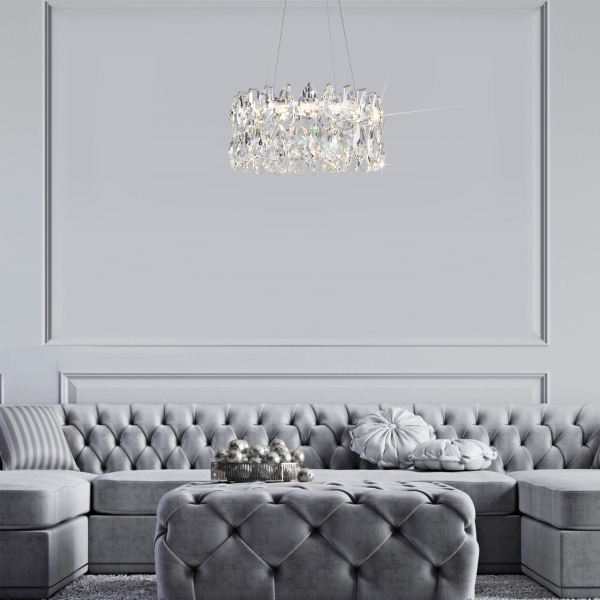 Подвесная светодиодная люстра с хрусталем 90370/1 Strotskis, изображение 5