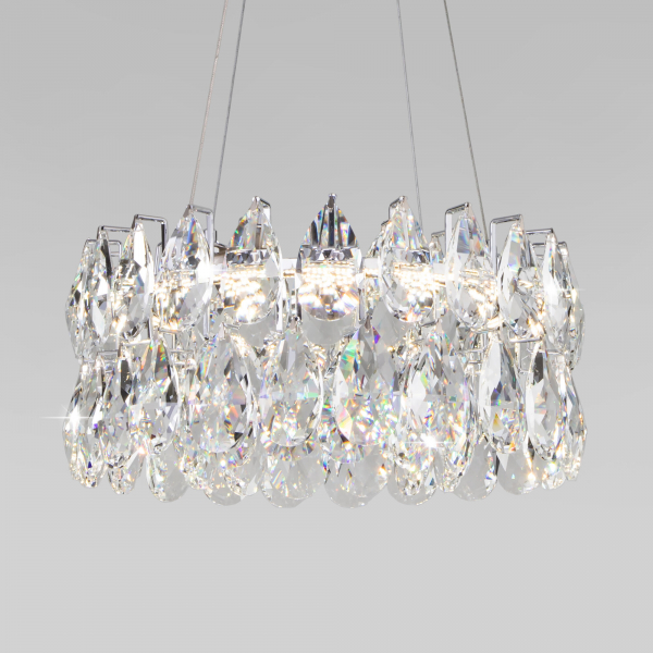 Подвесная светодиодная люстра с хрусталем 90370/1 Strotskis, изображение 3