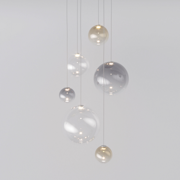 Подвесной светодиодный светильник со стеклянными плафонами 50230 LED, изображение 3