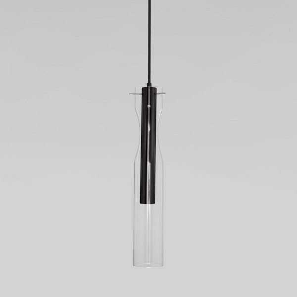 Подвесной светодиодный светильник со стеклянным плафоном 50253/1 LED черный, изображение 3