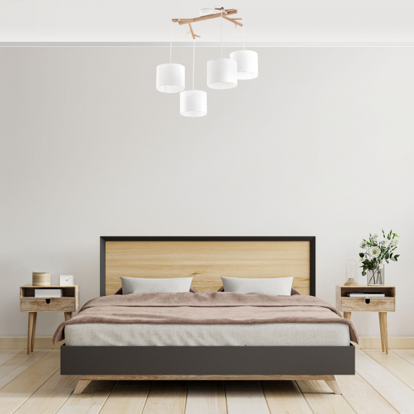 Потолочный светильник с тканевыми абажурами 6554 Albero White, изображение 2