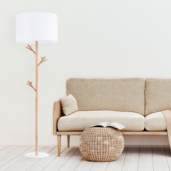 Напольный светильник с тканевым абажуром 5572 Albero White, изображение 2
