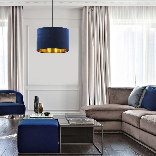 Подвесной светильник с тканевым абажуром 6172 Tercino Blue, изображение 2