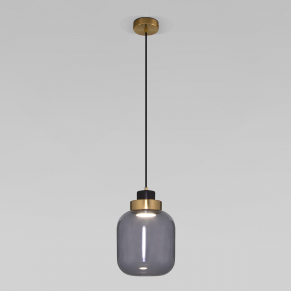 Подвесной светодиодный светильник в стиле лофт 50240/1 LED дымчатый