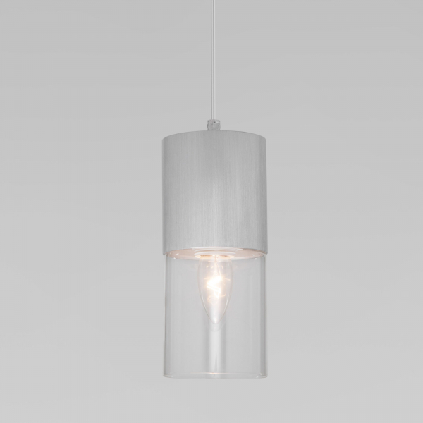 Подвесной светильник в стиле лофт 50233/1 серебро