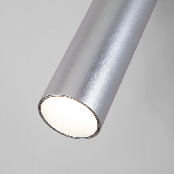 Настенный светодиодный светильник в стиле минимализм 20128/1 LED серебро, изображение 2