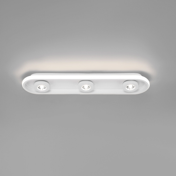 Потолочный светодиодный светильник в стиле лофт 20123/3 LED белый, изображение 2