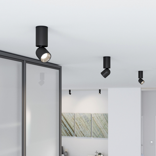 Светильник накладной светодиодный Spot 8W 4000K черный 25106/LED, изображение 4