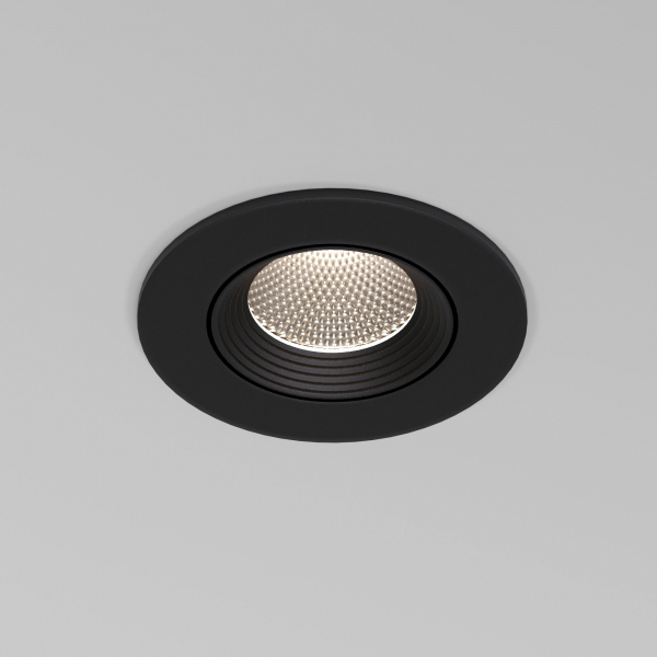 Светильник встраиваемый светодиодный Even черный 25094/LED, изображение 2