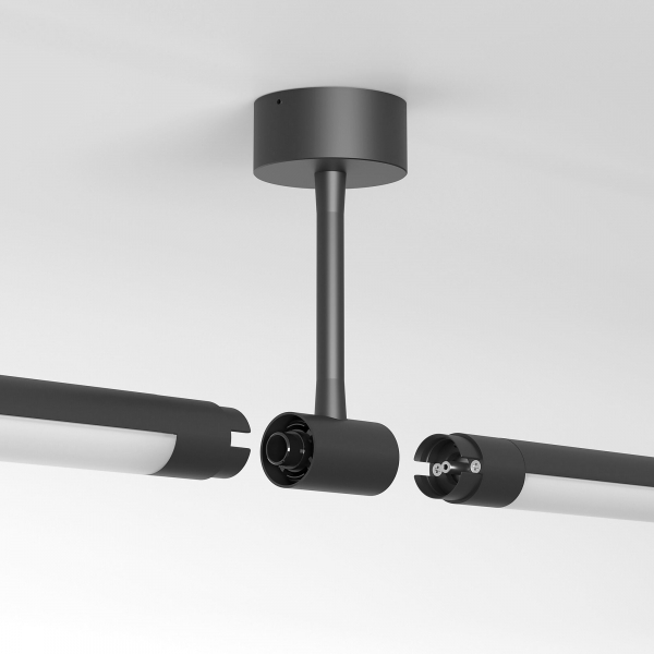 Module System Декоративная гибкая стойка без питания (черный) 85193/00, изображение 6