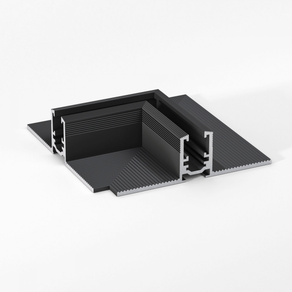 Mini Magnetic Коннектор угловой для встраиваемого шинопровода (черный) 85177/00