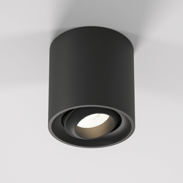 Светильник потолочный светодиодный 10W 4200K чёрный 25041/LED, изображение 2