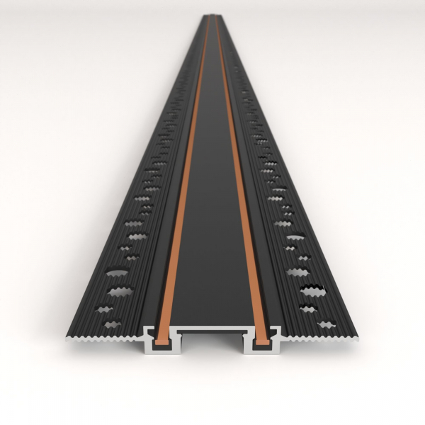Flat Magnetic Шинопровод встраиваемый (2м) чёрный 85130/00, изображение 2