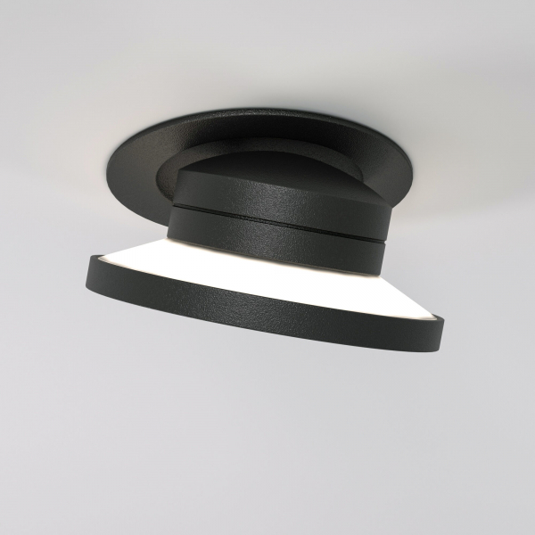 Встраиваемый светодиодный светильник 6W 4000K чёрный 25084/LED, изображение 3