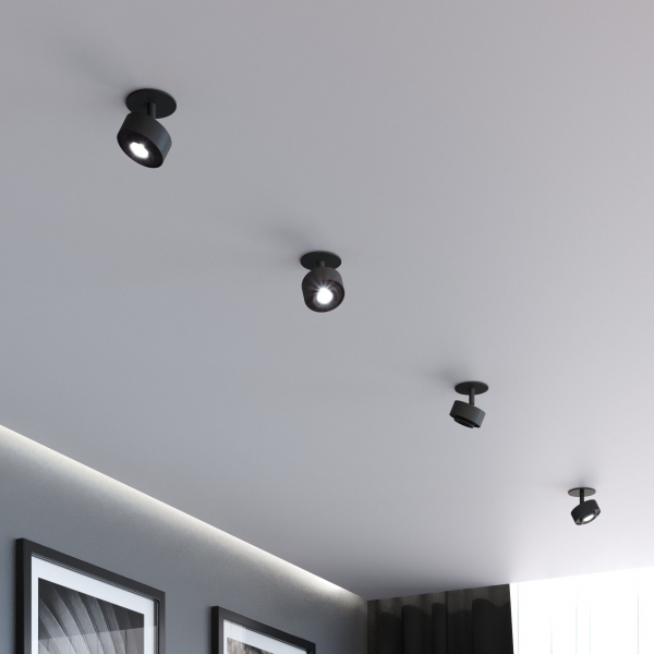 Потолочный светодиодный светильник Only 6W 4000K чёрный 25089/LED, изображение 3
