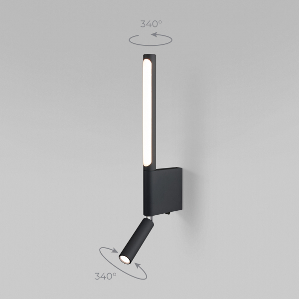 Светильник настенный светодиодный Sarca LED черный 4000К 40111/LED черный, изображение 3