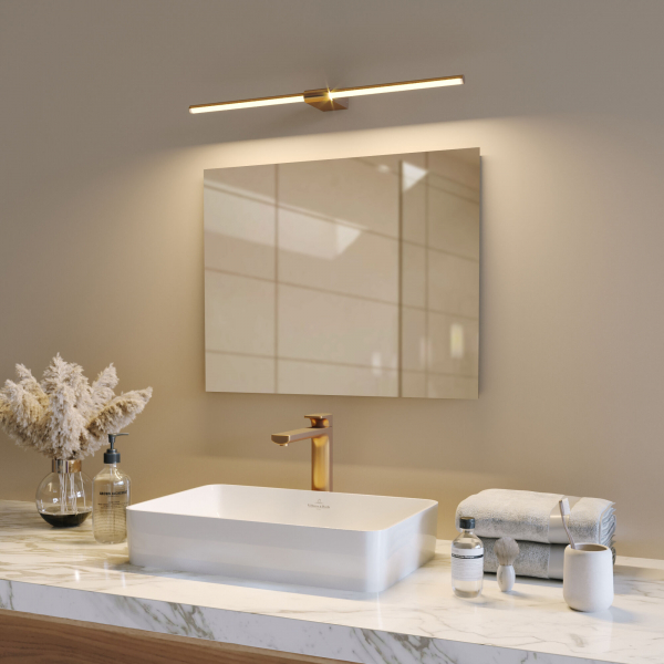 Светильник настенный светодиодный Luar 40125/LED латунь, изображение 4