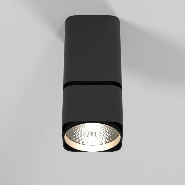 Светильник потолочный светодиодный Cubus 10W 4000K чёрный 25043/LED, изображение 2