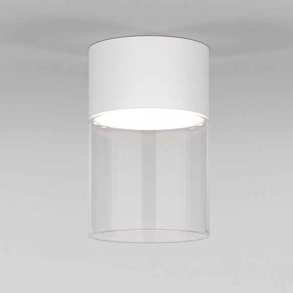 Светильник потолочный светодиодный 10W 4000К белый/прозрачный 25047/LED