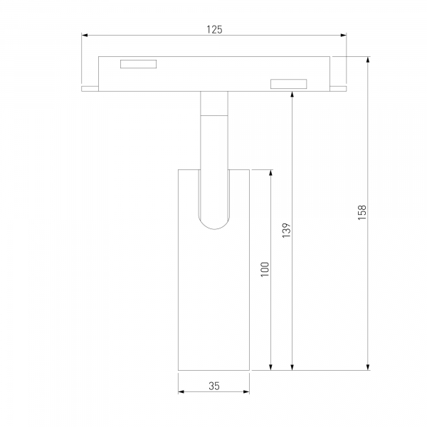 Slim Magnetic Умный трековый светильник 7W 2700-6500K Dim Cubo (чёрный) 85070/01, изображение 10