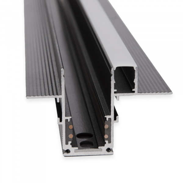 Slim Magnetic Шинопровод встраиваемый с местом под светодиодную ленту (чёрный) (2м) 85132/00, изображение 3