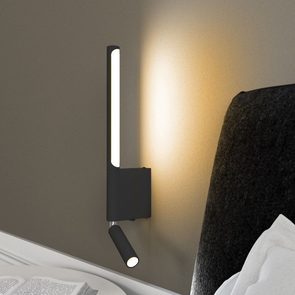 Светильник настенный светодиодный Sarca LED черный 4000К 40111/LED черный, изображение 5