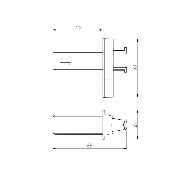 Slim Magnetic Соединитель для круглого шарнирного коннектора (чёрный) 85011/00, изображение 5