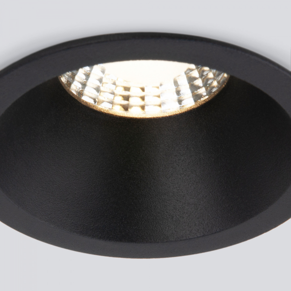 Встраиваемый светодиодный светильник Lin 7W 3000K черный 15266/LED, изображение 2