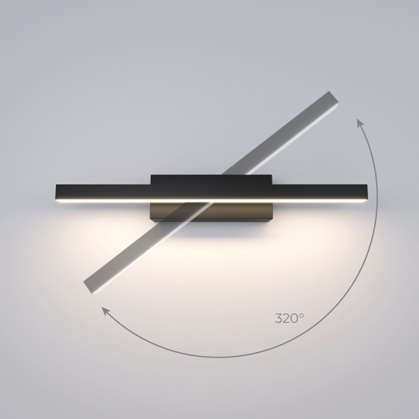 Светильник настенный светодиодный Rino 40121/LED черный, изображение 2