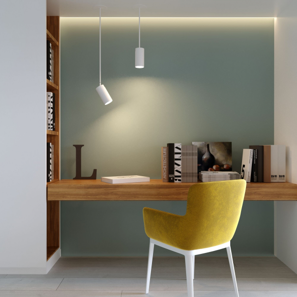 Встраиваемый подвесной светодиодный светильник белый Drop 8W (50222 LED) 50222 LED, изображение 2