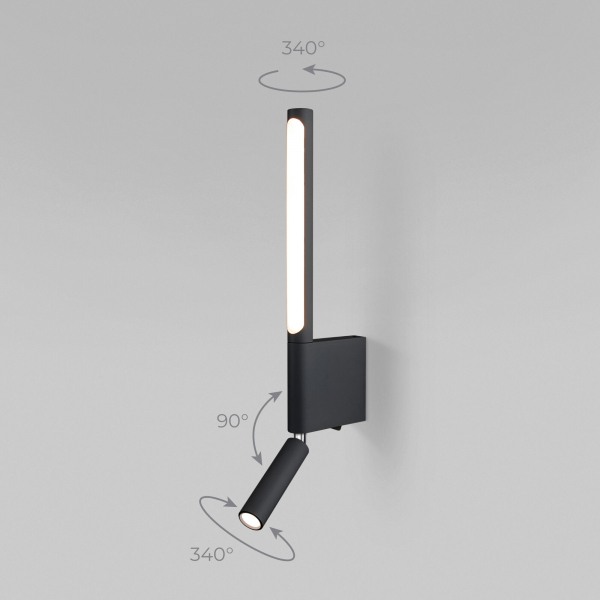 Светильник настенный светодиодный Sarca LED черный 4000К 40111/LED черный, изображение 7