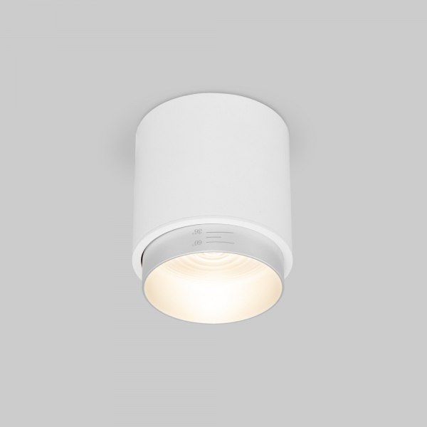 Накладной светодиодный светильник Cors 25032/LED 10W 4200K белый/серебро