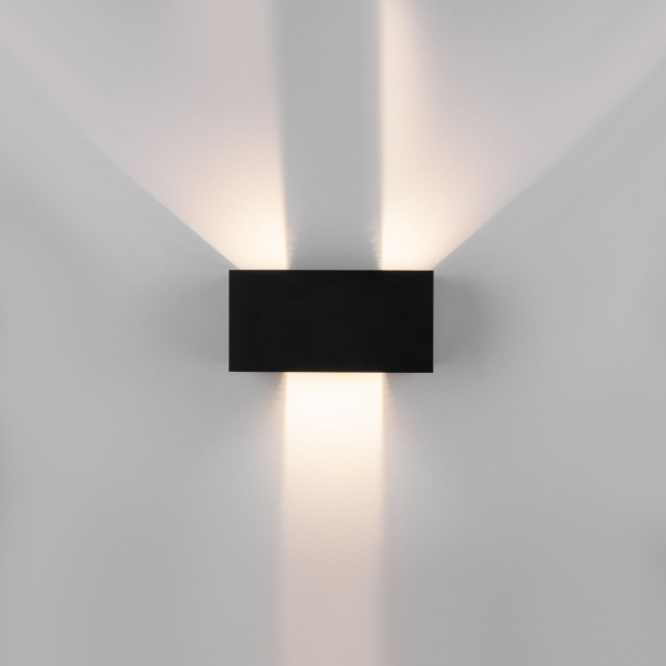 Уличный настенный светодиодный светильник WINNER DOUBLE LED IP54 35137/W черный, изображение 9