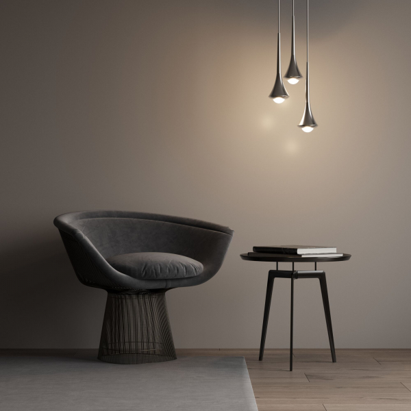 Подвесной светильник Hill хром 50211 LED, изображение 2