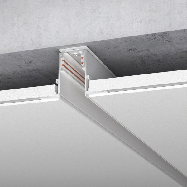 Slim Magnetic Шинопровод встраиваемый (белый) (3м) 85128/00