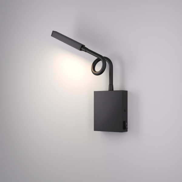 Светильник настенный светодиодный KNOB 40118/LED черный, изображение 3