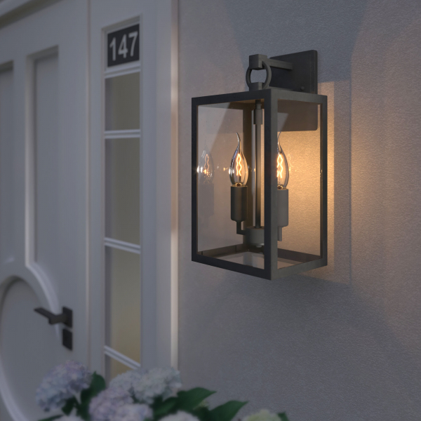 Уличный настенный светильник Candle D 35150/D черный, изображение 5