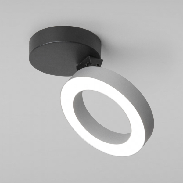 Накладной светодиодный светильник Spila серебро 12W 4200К 25105/LED, изображение 3