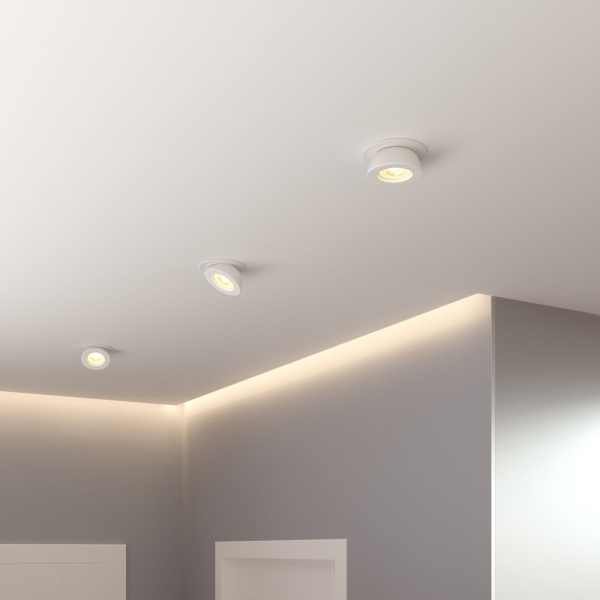 Встраиваемый точечный светодиодный светильник Pruno 25080/LED 8W 4200К белый, изображение 3