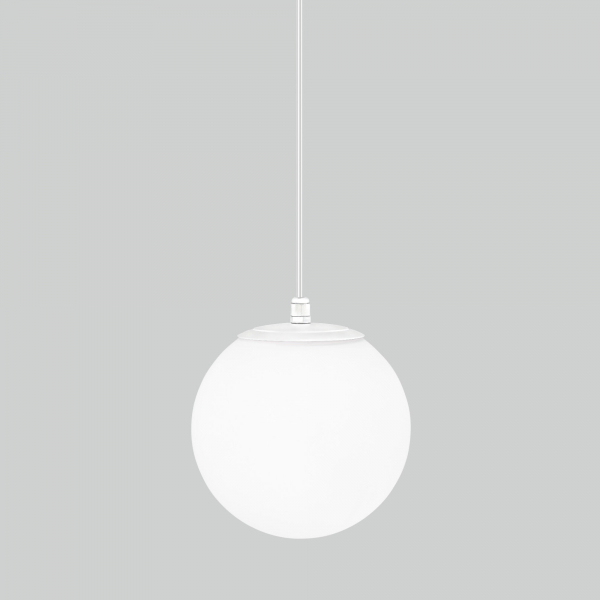 Светильник садово-парковый со стеклянным плафоном Sfera H 35158/U белый
