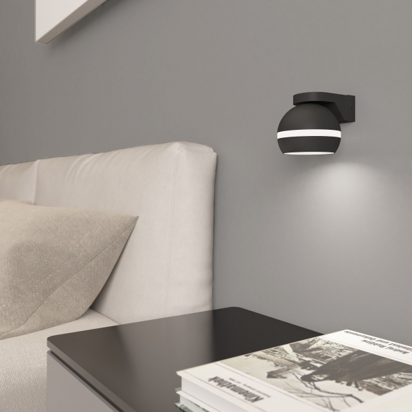 Светильник настенный Cosmo MRL 1026 черный, изображение 2